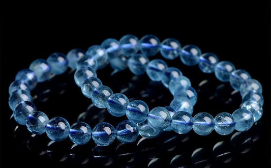 [Natural Crystal Beads] 7A Icy Aquamarine 4-20mm